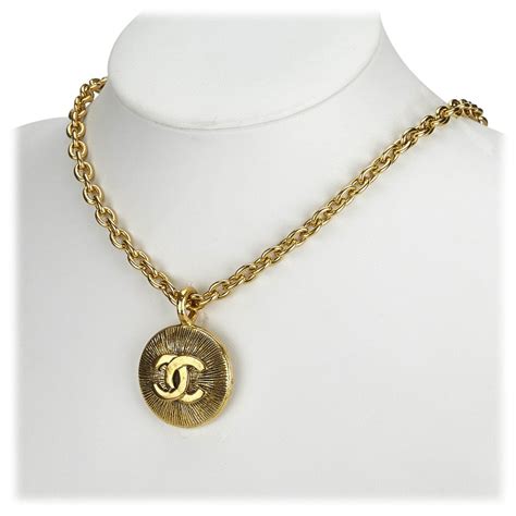 unmarked chanel pendant necklace|Chanel necklace catalog.